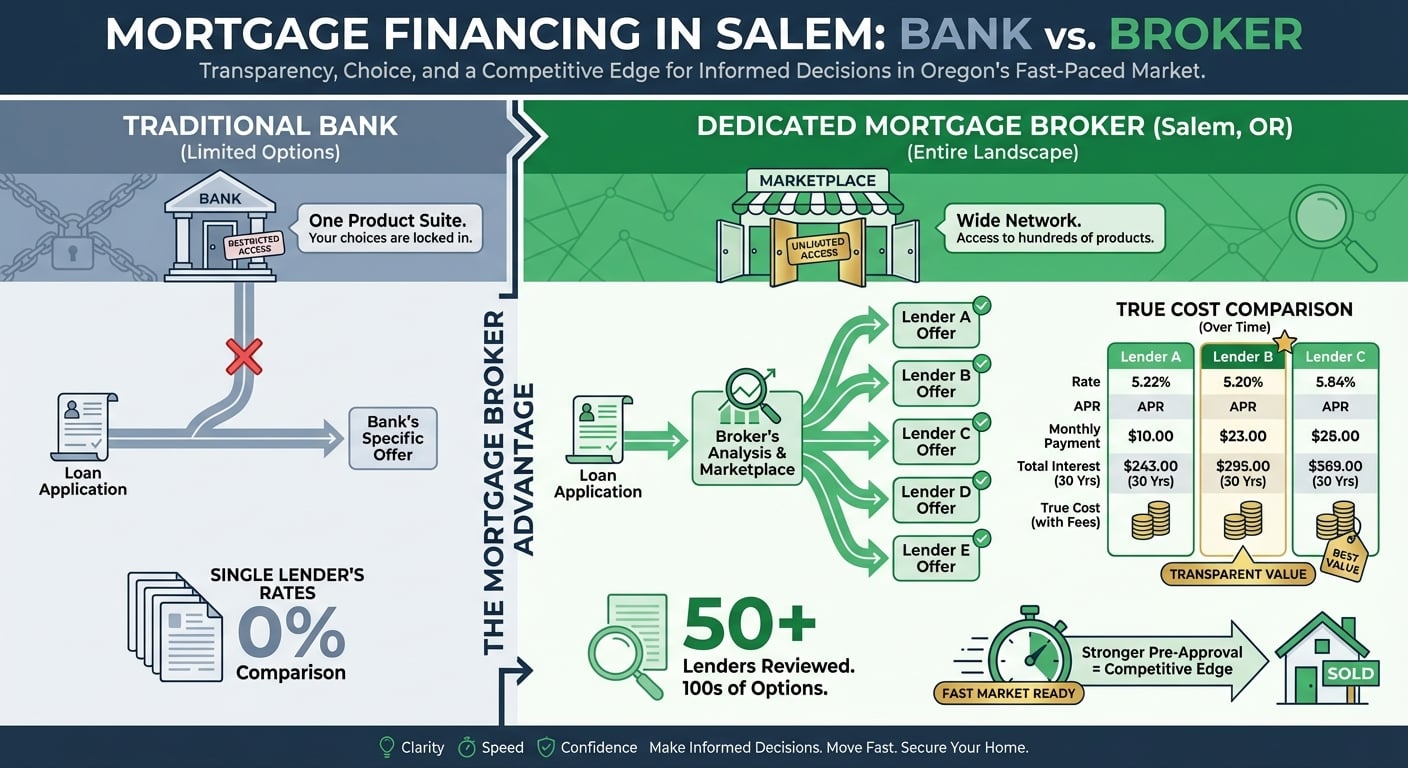 Why Comparing Multiple Lenders Benefits Oregon Homebuyers