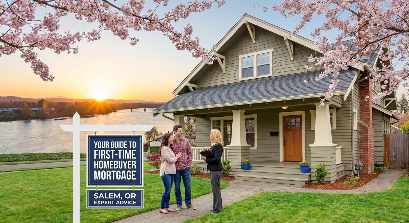 Create a professional hero image for this section. Context: Your Guide to a First-Time Homebuyer Mor