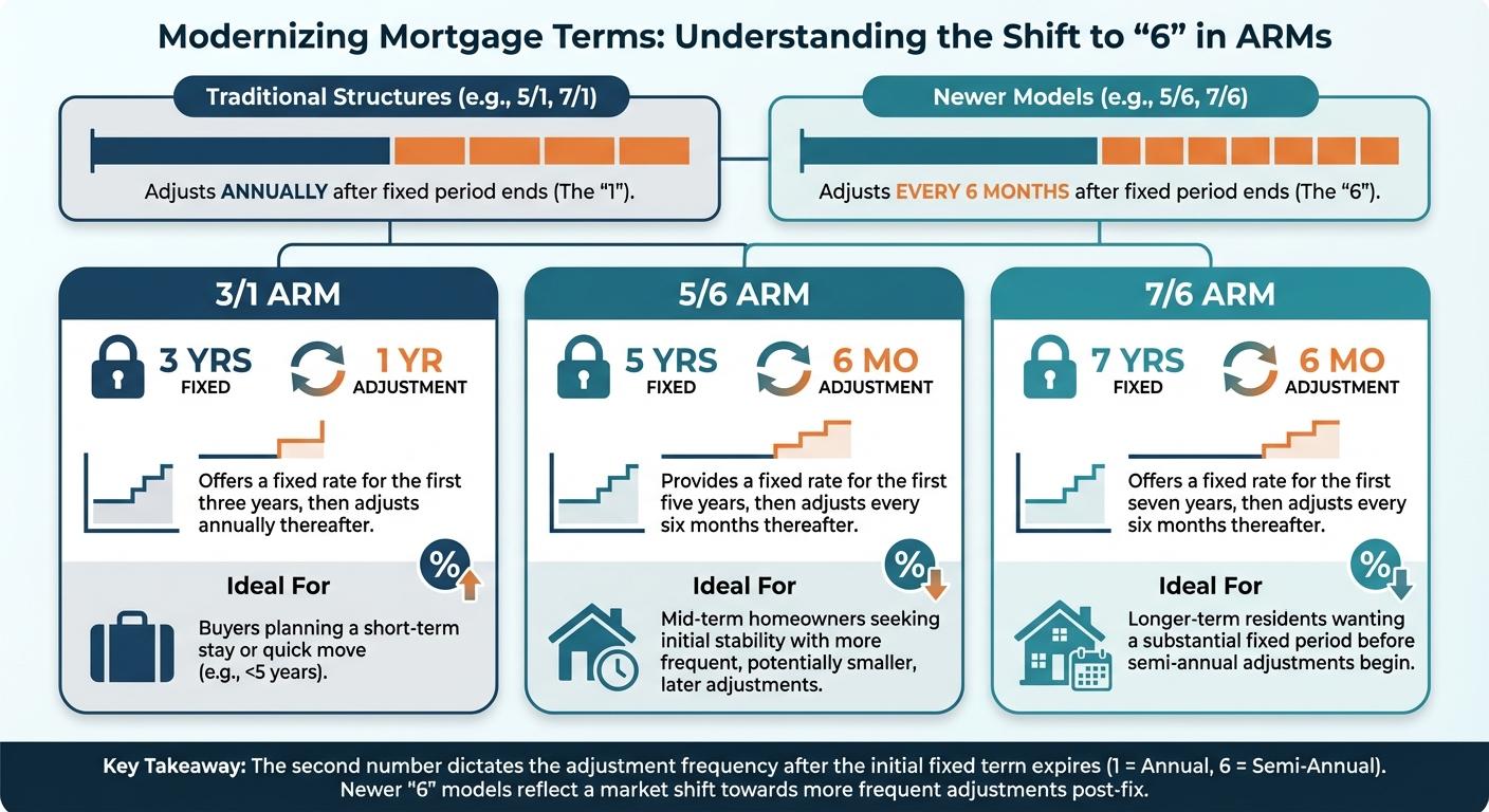 Create a professional infographic about this content. Context: While traditional 5/1 and 7/1 structu